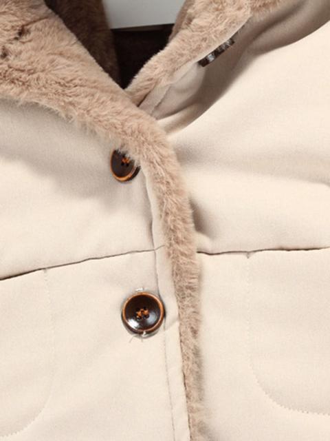 Poza produs Geaca iarna cu gluga din blanita, 3-4 ani