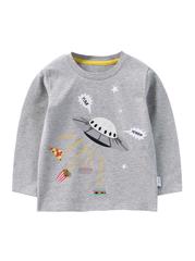 Bluza casual baiat culoare gri "Space Style Concept" 2 ani