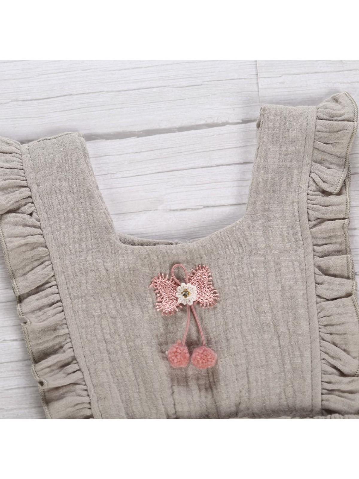 Poza produs Set salopeta si palarie soare 12-18 luni