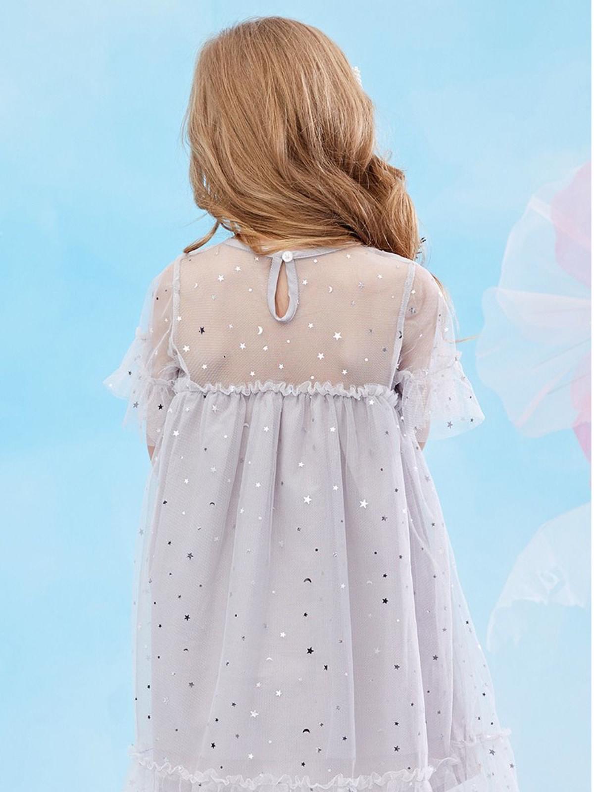 Poza produs Rochie eleganta cu aplicatii metalice 2-3 ani