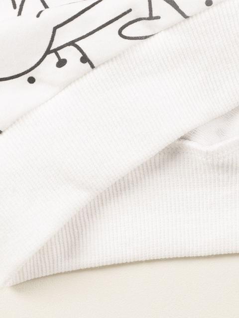 Poza produs Bluza  "Bunny print" bumbac organic, 12 luni