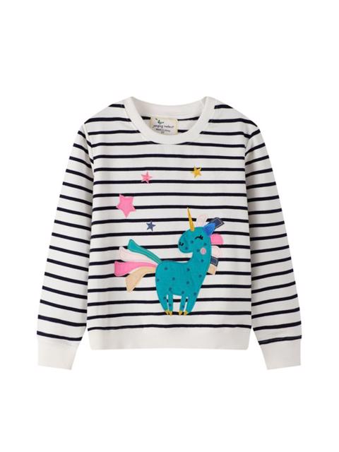 Poza produs Bluza "Stripe Unicorn", 2-3 ani