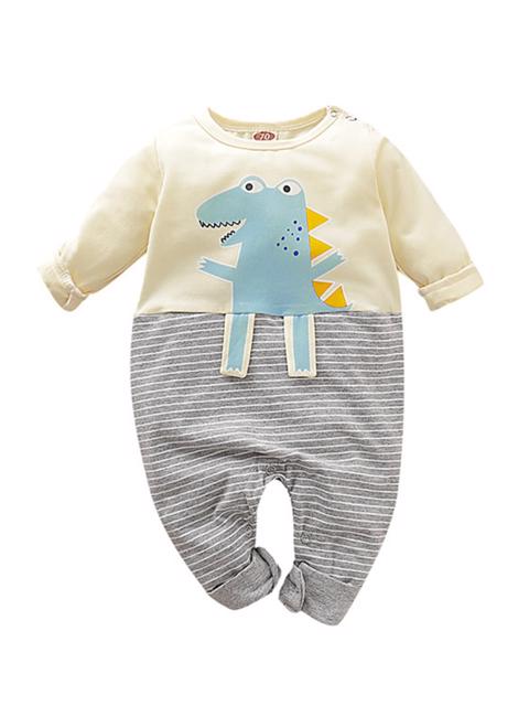 Salopeta overall "Cute Dinosaur", 0-3 luni — poza produs 1/3