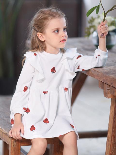 Poza produs Rochie cu imprimeu si volanase 2 ani