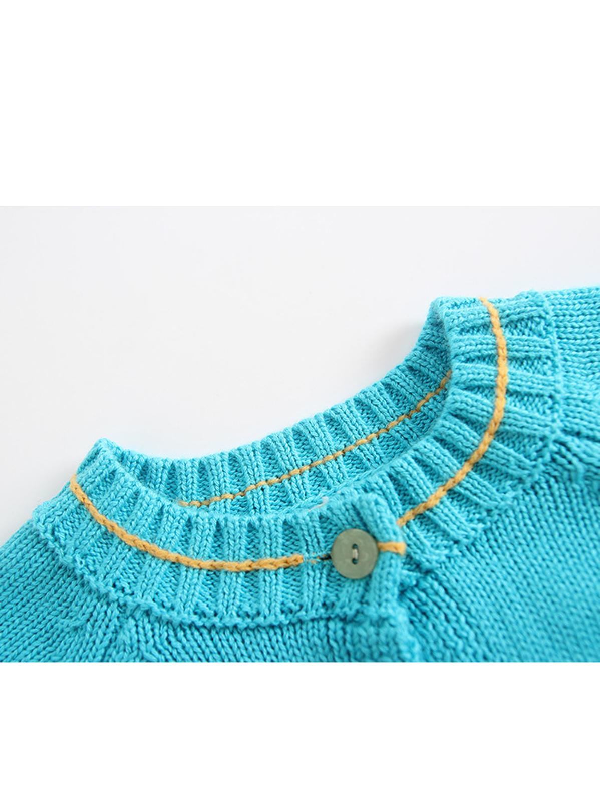 Poza produs Cardigan tricotat "Baby Blue", 9-12 luni