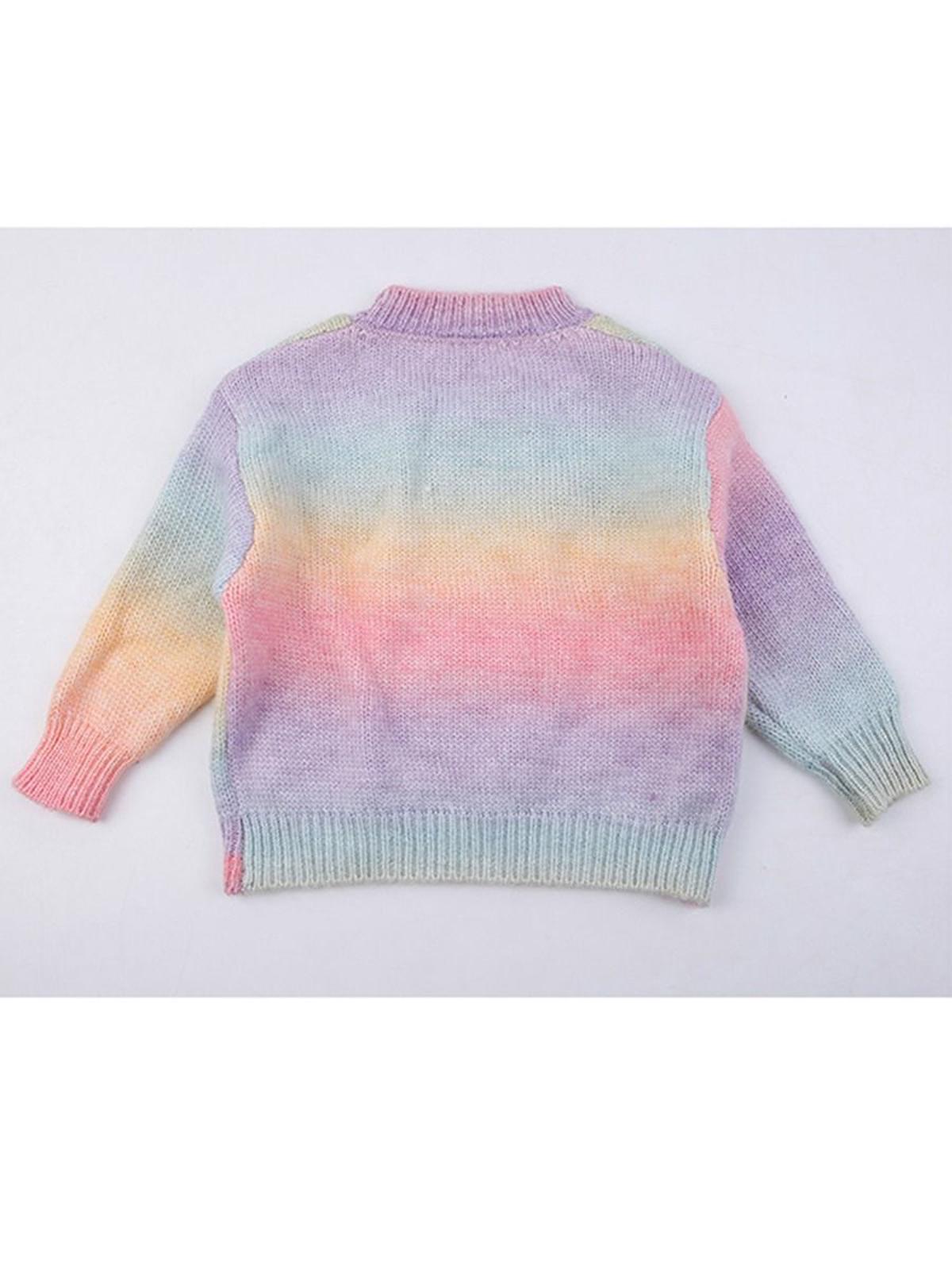 Pulover tricotat "Sweet Rainbow", 3-4 ani — poza produs 2/4