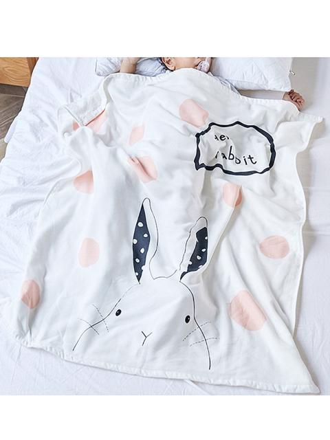 Poza produs Paturica bumbac 100%, print iepuras