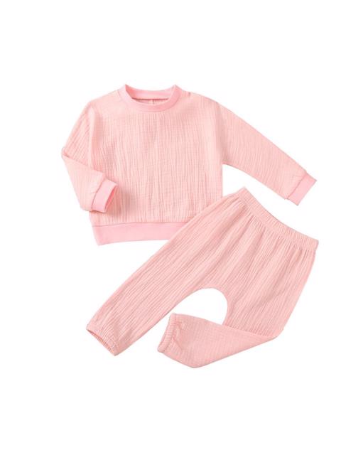 Poza produs Set muselina bluza si pantalon 12-18 luni