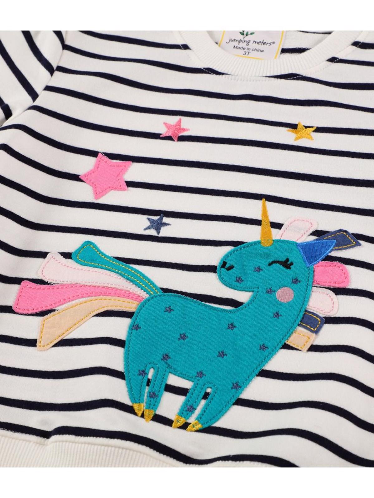 Poza produs Bluza "Stripe Unicorn", 2-3 ani