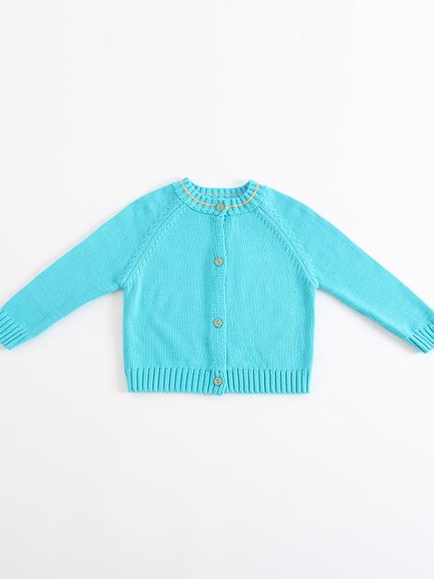 Poza produs Cardigan tricotat "Baby Blue", 12-18 luni