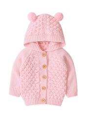 Cardigan roz "Baby Bear" 3-6 luni
