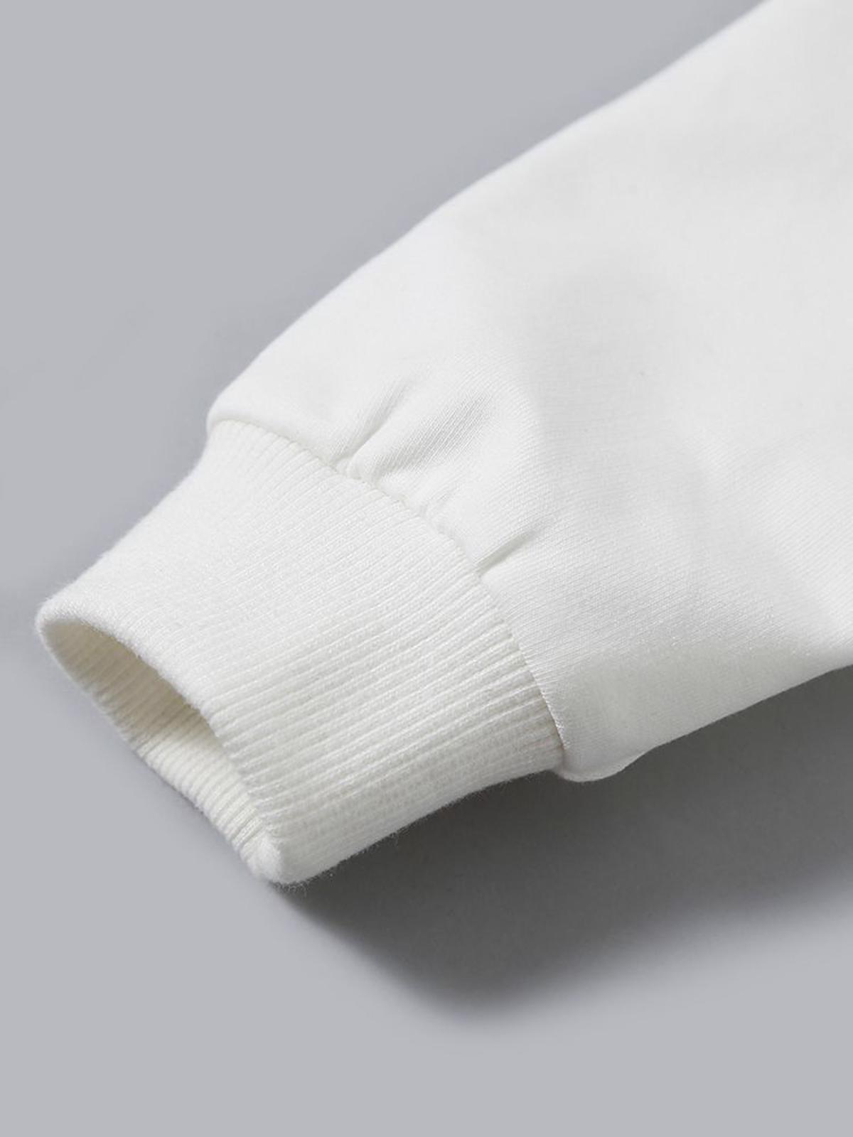 Poza produs Bluza alba cu volanas aplicat, 4 ani