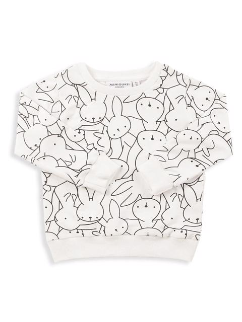 Poza produs Bluza "Bunny print" bumbac organic, 2 ani