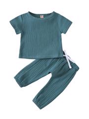 Set bluza si pantaloni muselina 6-9 luni