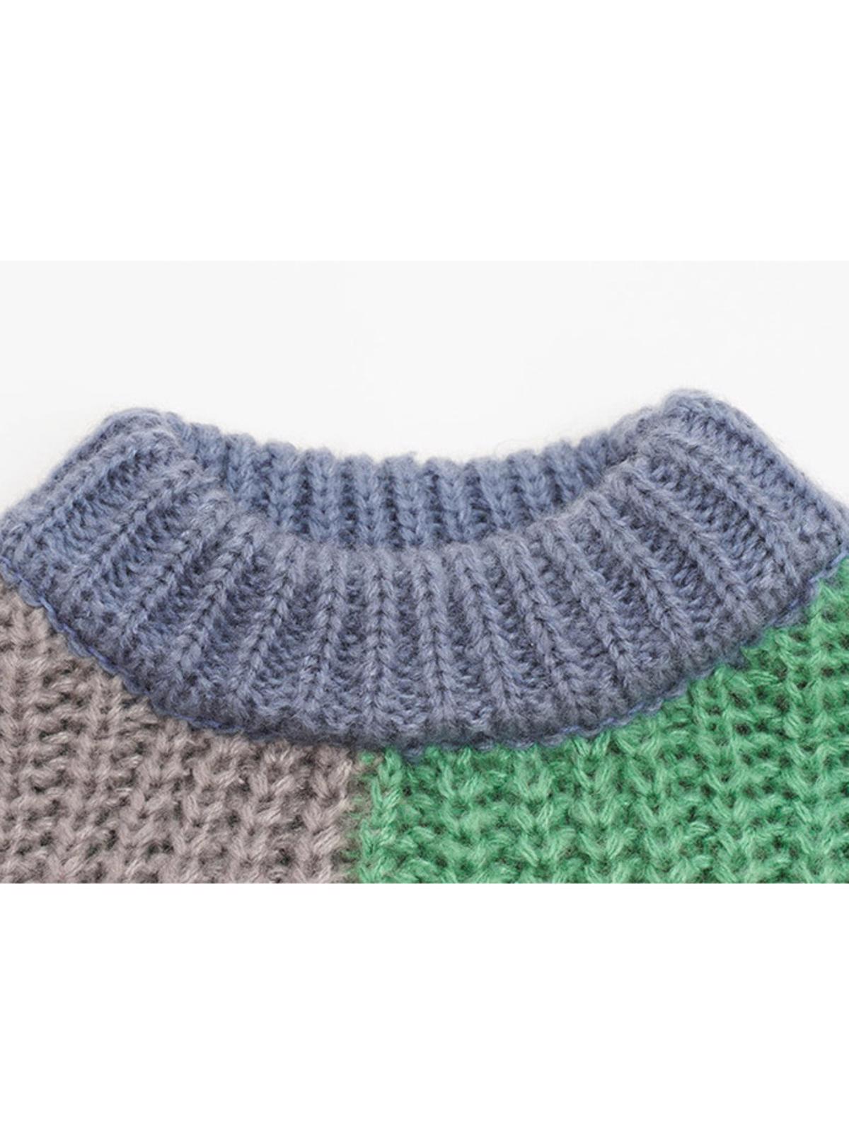 Pulover tricotat, multicolor, 2 ani — poza produs 2/5