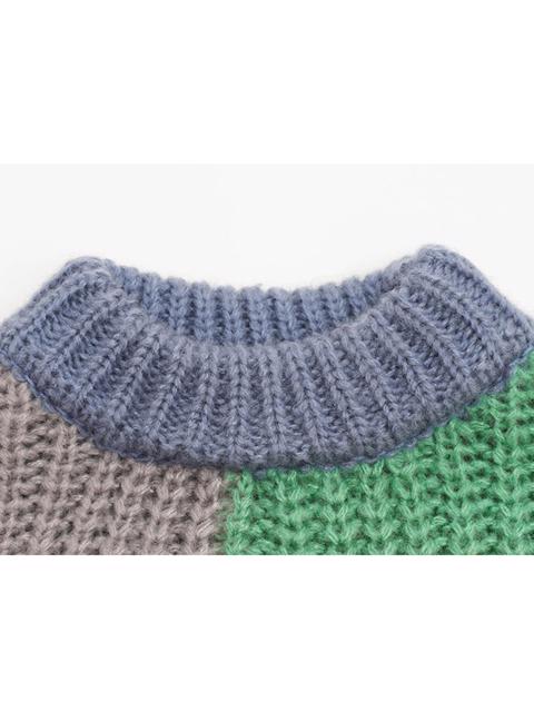 Pulover tricotat, multicolor, 4 ani — poza produs 2/5