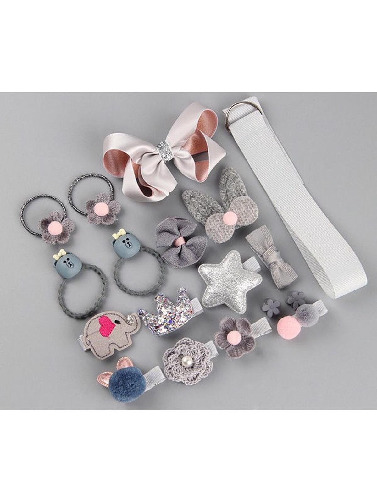 Poza produs Set accesorii par, culoare gri