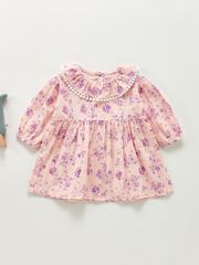 Rochie eleganta "Purple Flower" 9-12 luni