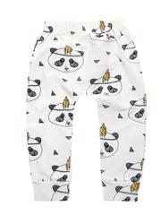 Pantaloni lejeri cu imprimeu panda, 18-24 luni