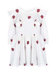 Rochie cu imprimeu si volanase 2 ani