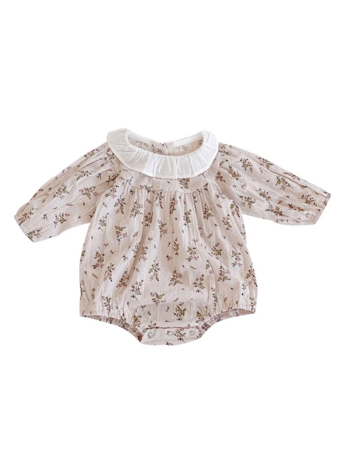 Body elegant floral 6-9 luni