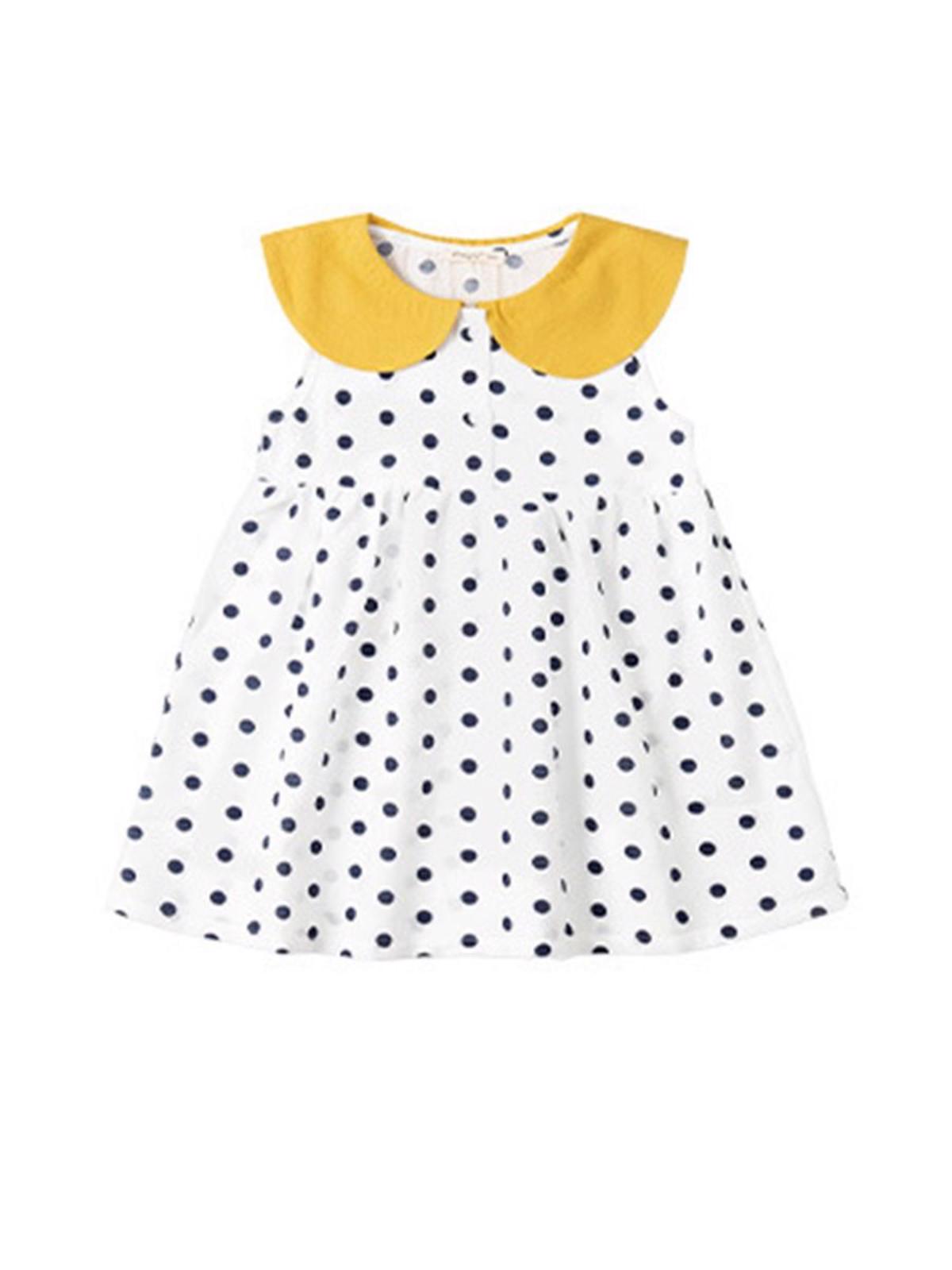 Poza produs Rochie cu buline si guleras aplicat 3-4 ani