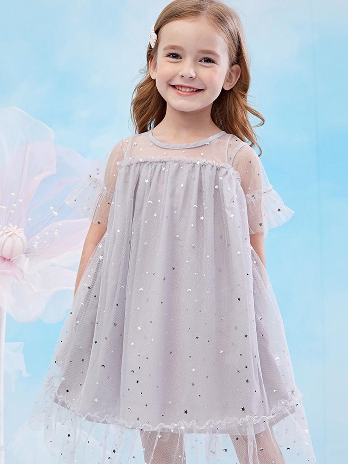 Poza produs Rochie eleganta cu aplicatii metalice 2-3 ani