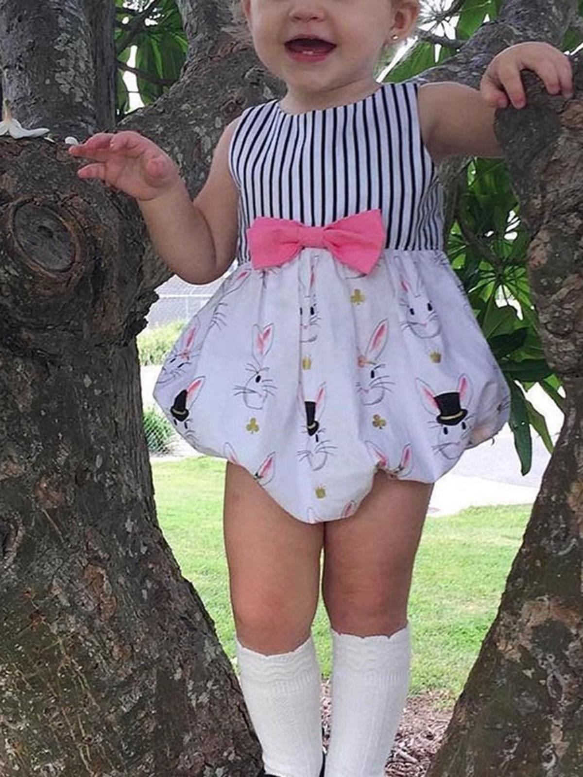 Poza produs Body cu bretele cu imprimeu iepuras 9-12 luni