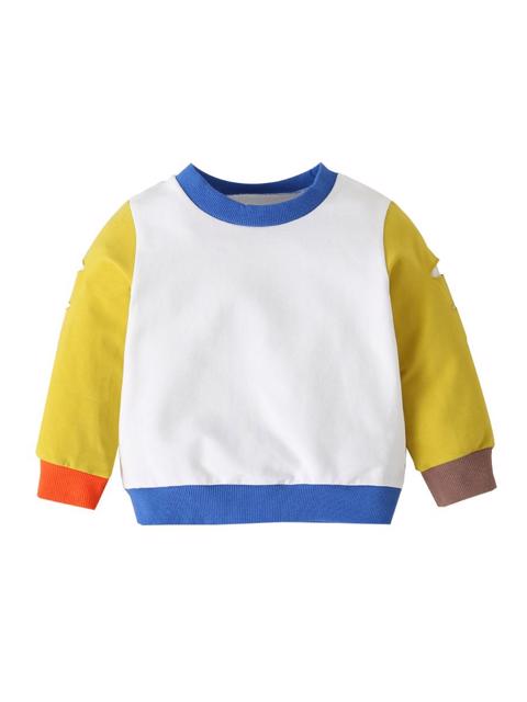 Bluza multicolora cu striatii pe maneci, 12-18 luni — poza produs 1/4