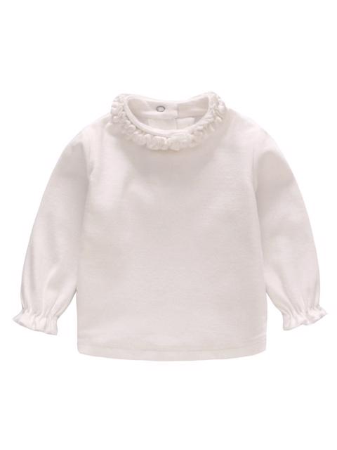 Bluza cu guler inalt si volanase, 12-18 luni — poza produs 1/4