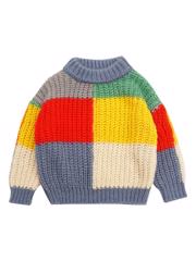 Pulover tricotat, multicolor, 3 ani